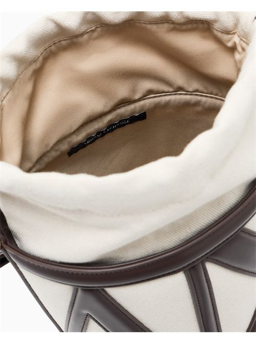 Borsa a secchiello con logo sagomato ARMANI EXCHANGE | XW002183AF22635/M6262